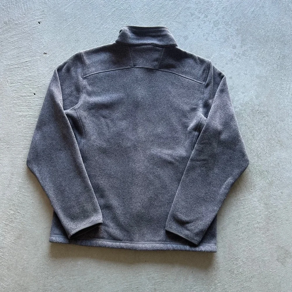 The North Face Jacket Size Medium Gray‎ Full Zip Fleece Outdoor